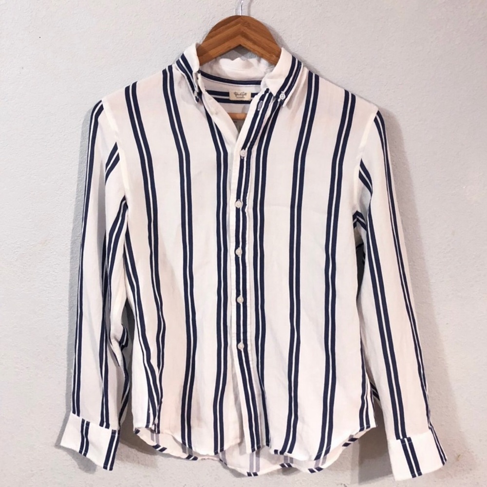 Brandy Melville Striped Button Up